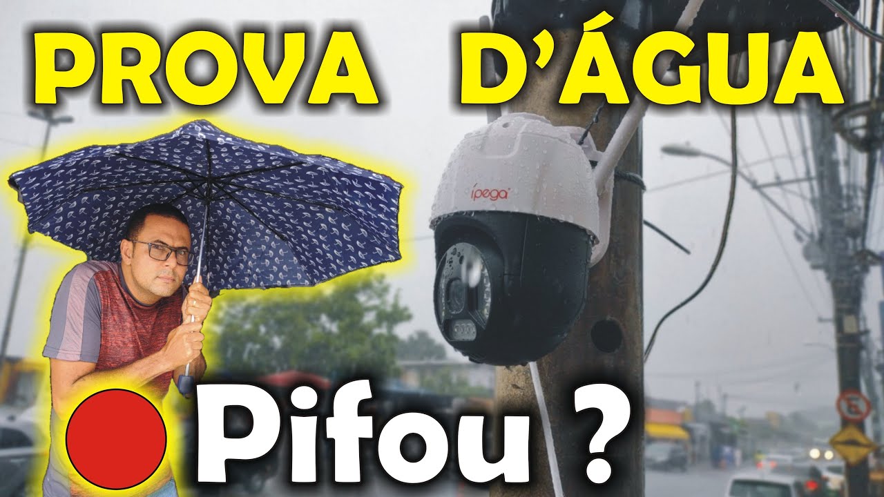 🔴PIFOU? | Camera WIFI Externa Ipega KP-CA183 | Camera de Segurança IP  360 | Prova D'Água!💦