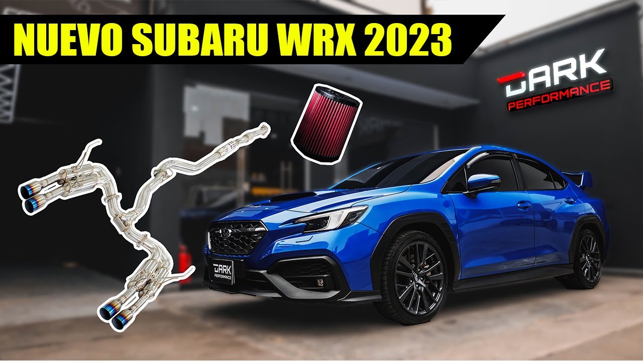 PRIMERAS MODIFICACIONES AL NUEVO SUBARU WRX 2023 PERÚ CATBACK INVIDIA