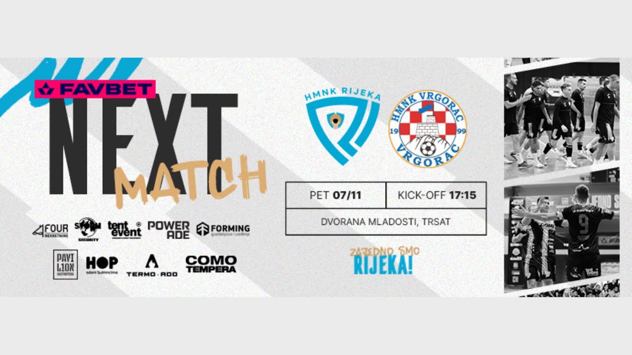 HMNK Rijeka - HMNK Vrgorac 5:4 (4. kolo, SS HMNL) 