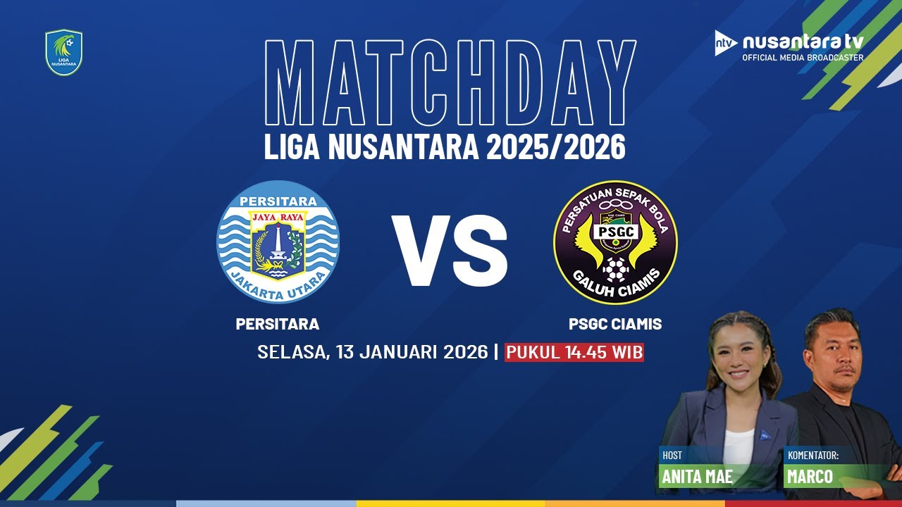 [LIVE] Persitara vs PSGC Ciamis, Duel Perebutan Puncak Klasemen Penyisihan&nbsp;Grup&nbsp;B&nbsp;|&nbsp;NTV