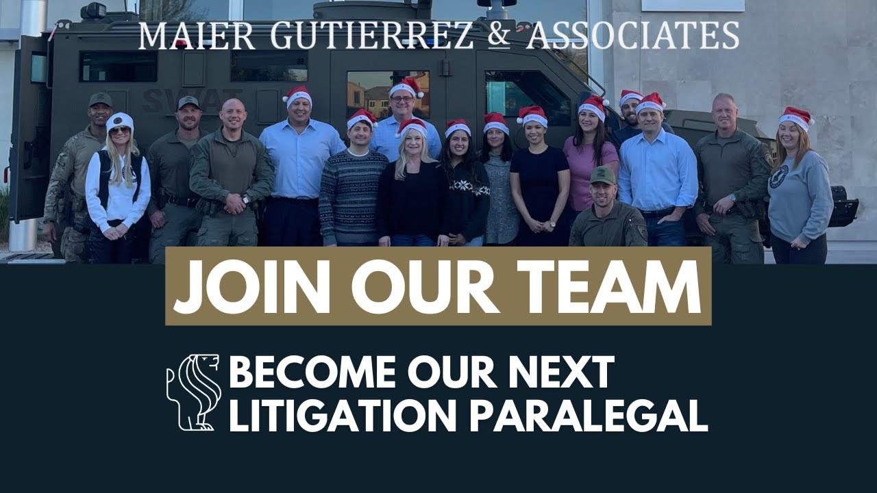 MGA Law ○ Join Our Team: Become Our Next Litigation Paralegal