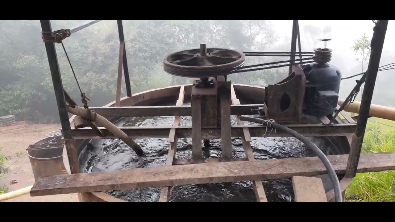 Tanque Agitador para cianuracion en sus primeros ensayos