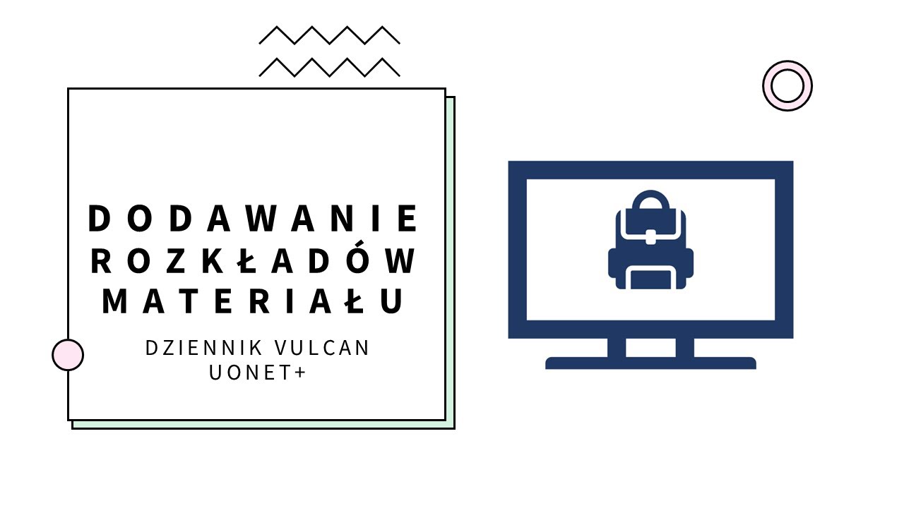 Rozkłady materiału Dziennik VULCAN Uonet+