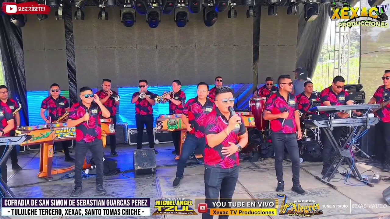 Miguel Angel Tzul y Los Alegres de Zunil EN VIVO Desde Xexac, Chiché.