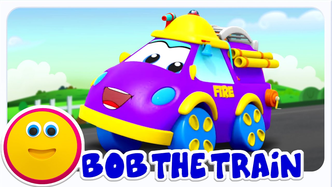 Wheels on the Fire Truck + More Street Vehicles & Transport Songs for Kids