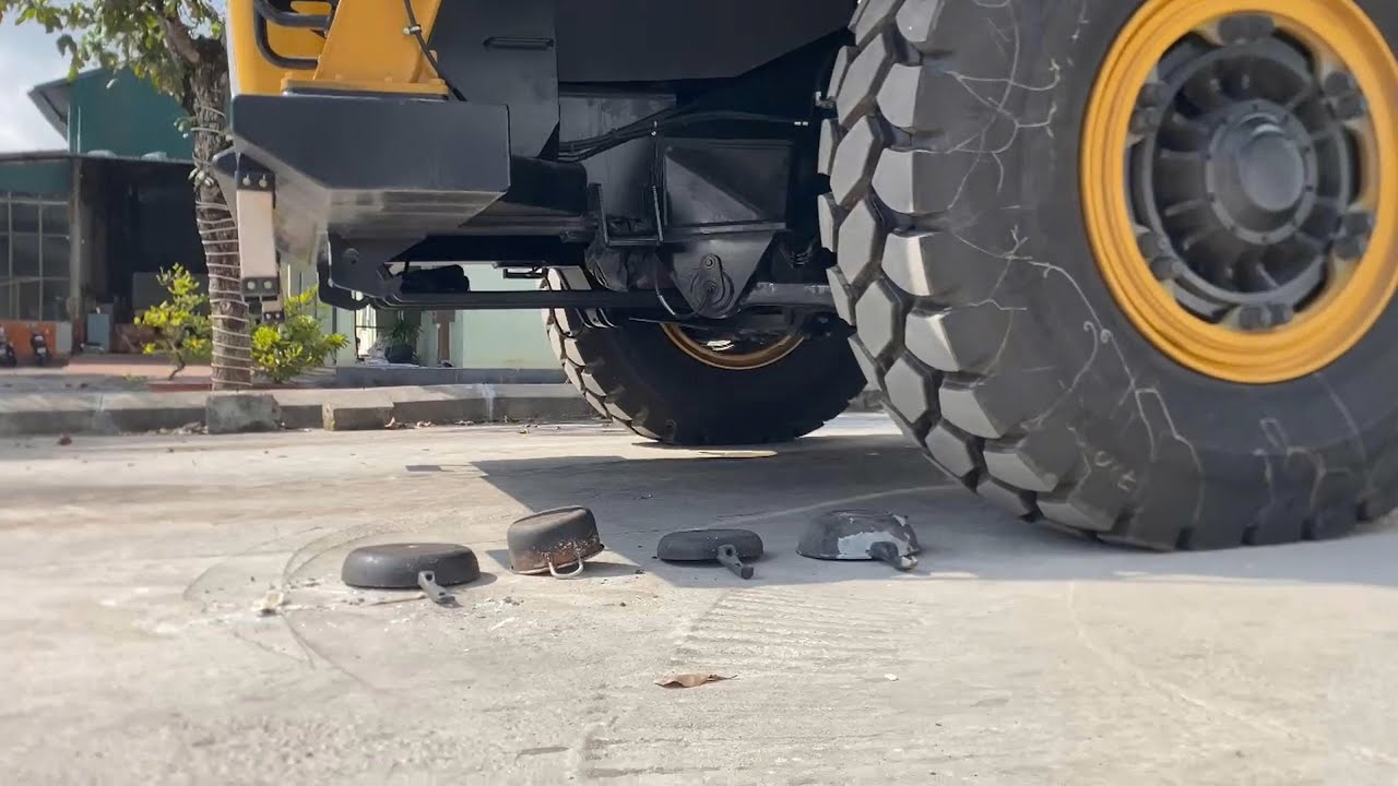 🚚 Giant Truck Crushes Pots and Pans | Extremely Satisfying Destruction 🔥