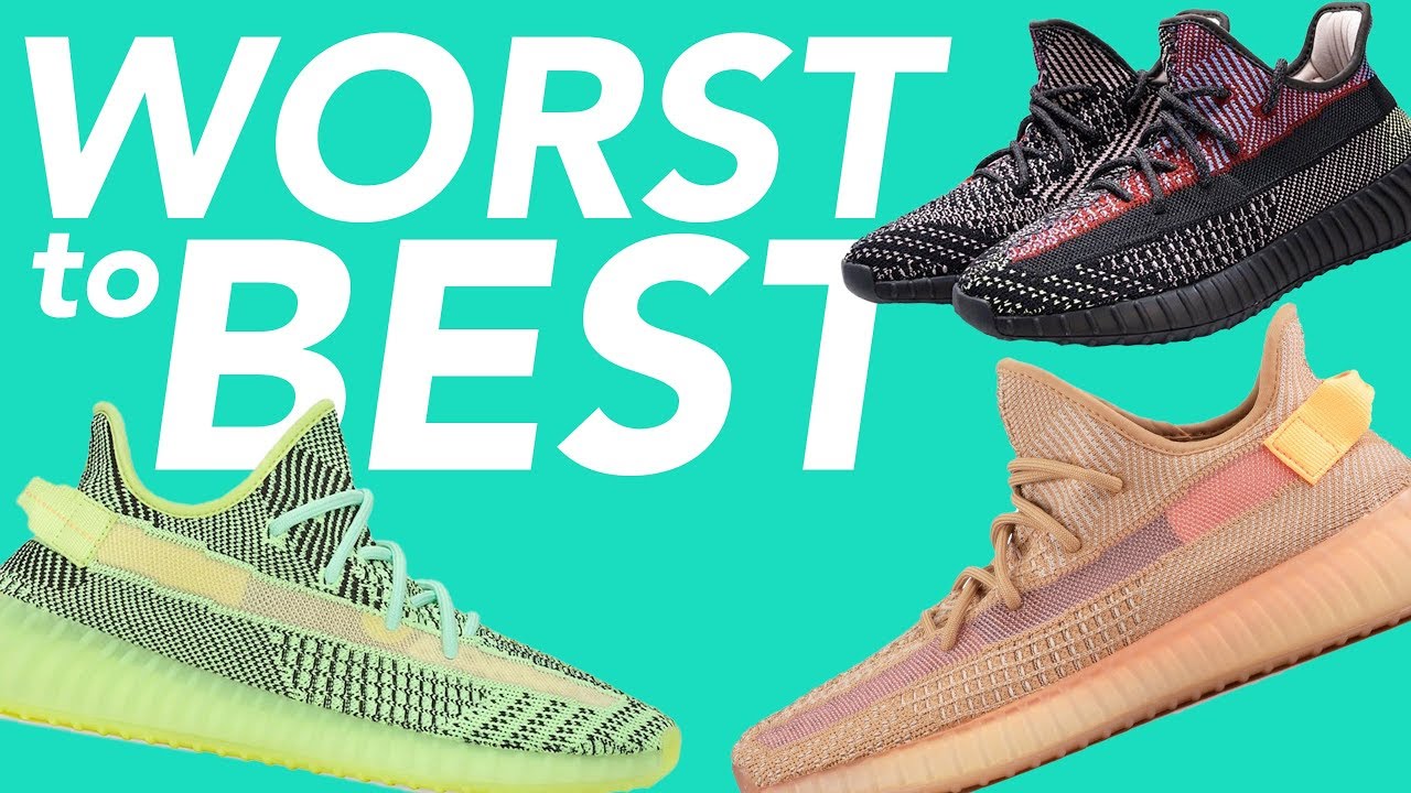 RANKING:WORST TO BEST!! YEEZY 350 V2'S FOR 2019