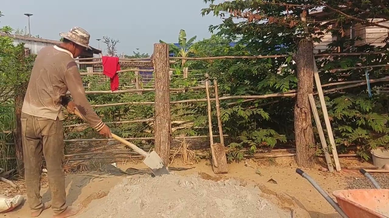 ខំមួយថ្ងៃពេញបានរួចក្នុងកាចាក់សាបបញ្ចប់ក្រោមផ្ទះមីងខែម