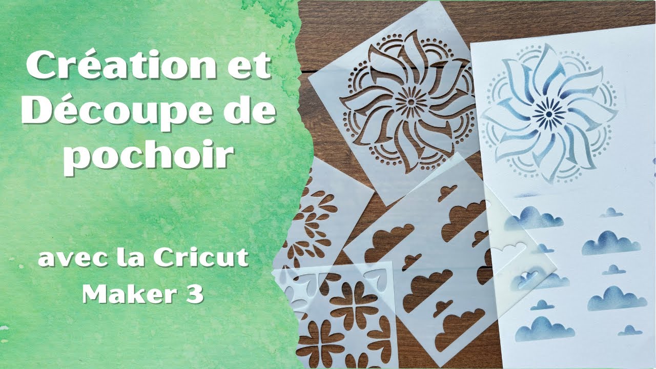 Réalise tes Propres Pochoirs avec ta Cricut !!!