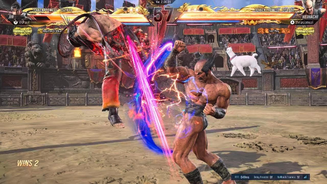 TEKKEN 8 | Tekken god Jin vs Heihachi