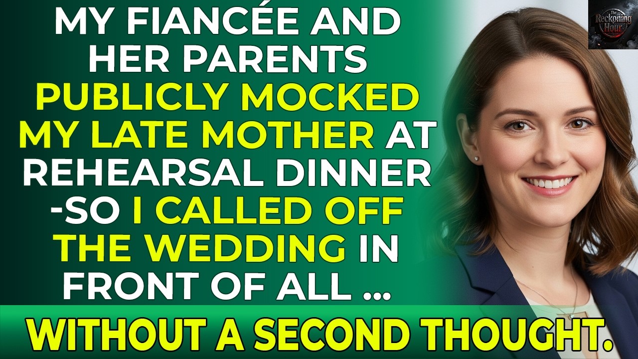 My Fiancée And Her Parents Publicly Mocked My Late Mother At Rehearsal Dinner—So I Called Off The...