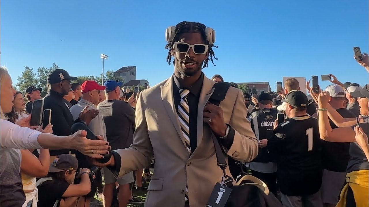 BUFF WALK! Colorado Just Arrived To Folsom Field (Nebraska Game)