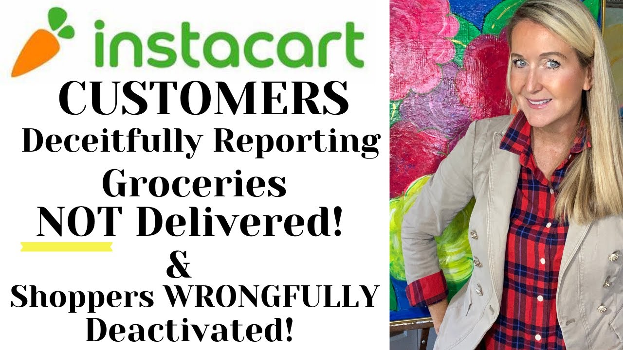 Мошенничество с клиентами Instacart! Обвинения покупателей в невыполнении заказов и деактивации! ...