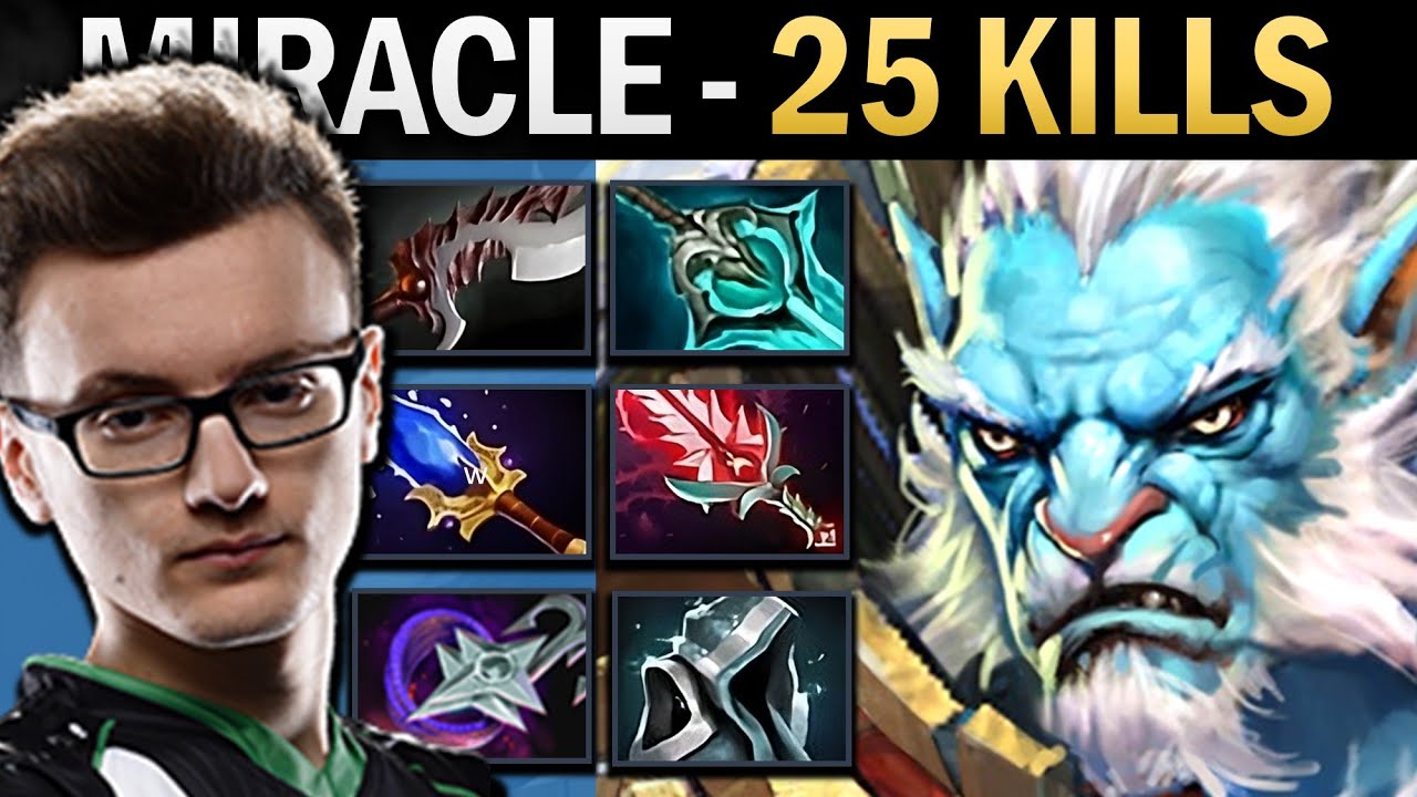 Phantom Lancer Dota Gameplay Miracle with 25 Kills and Shroud