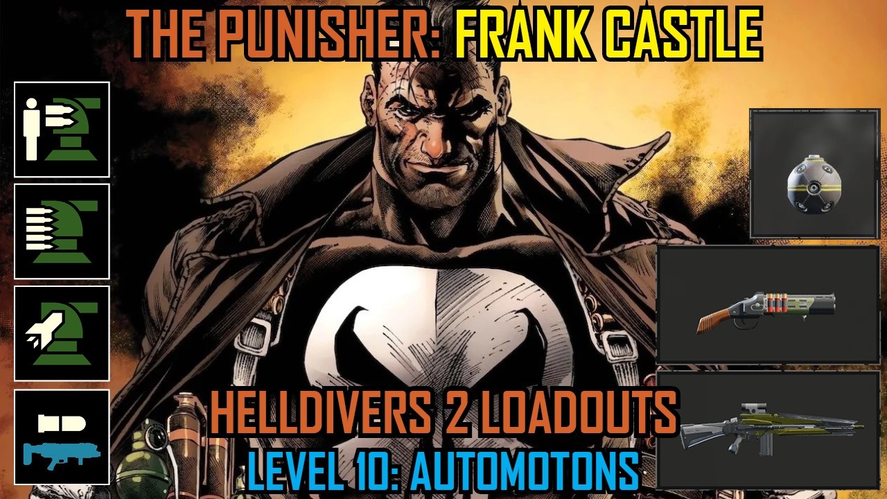 The Punisher: Helldivers 2 Themed Loadout
