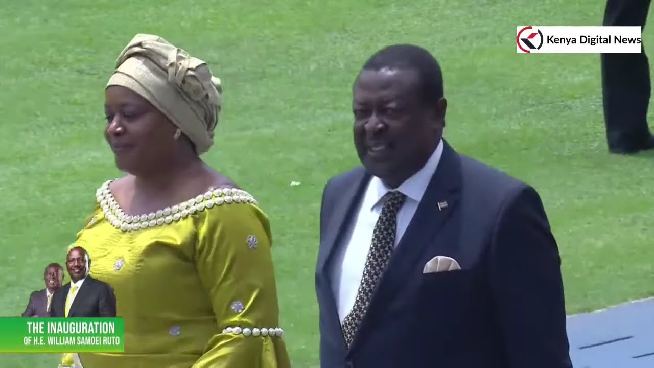 MUSALIA MUDAVADI ARRIVES AT KASARANI STADIUM FOR RUTO'S SWEARING-IN!!