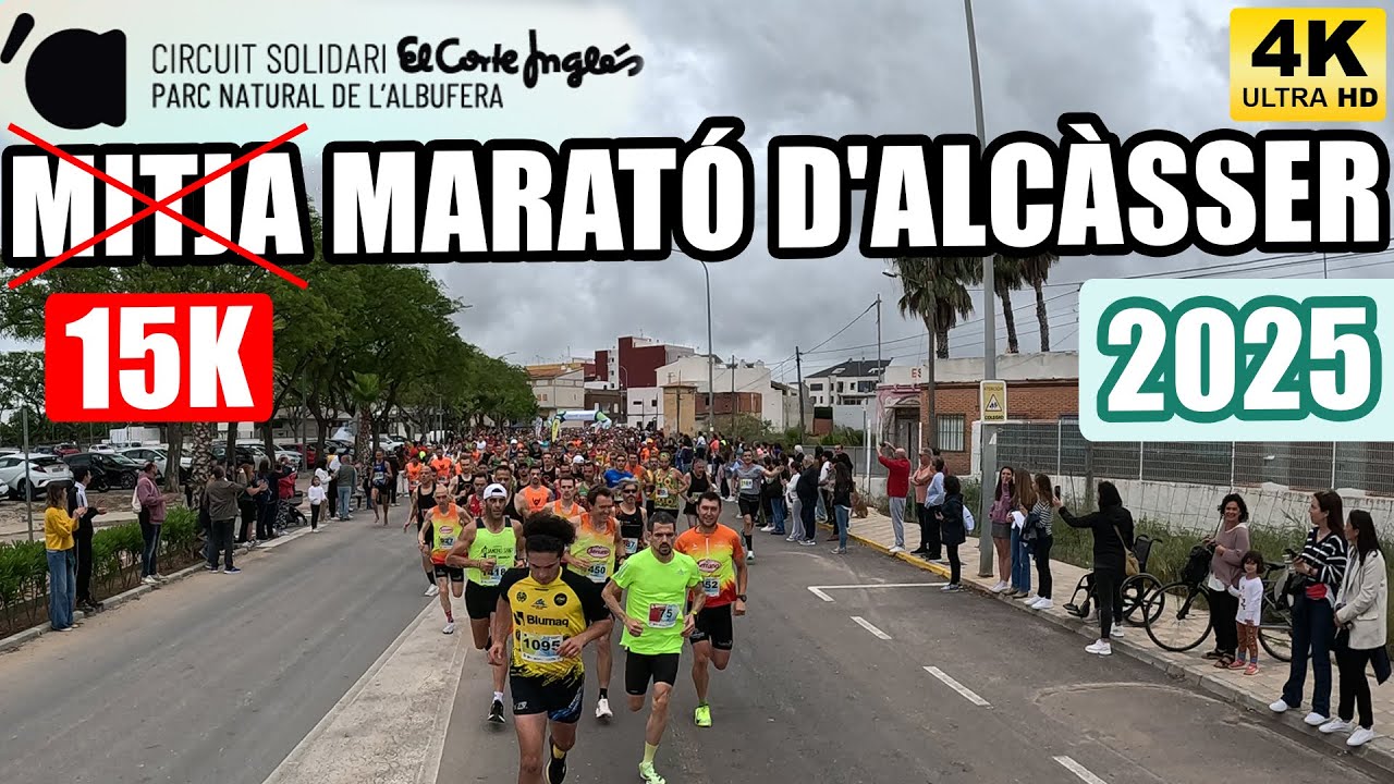 MITJA MARATÓ ALCASSER 2025 🏆 CLASIFICACIÓN DESDE EL RECORRIDO | CARRERAS CIRCUIT ALBUFERA