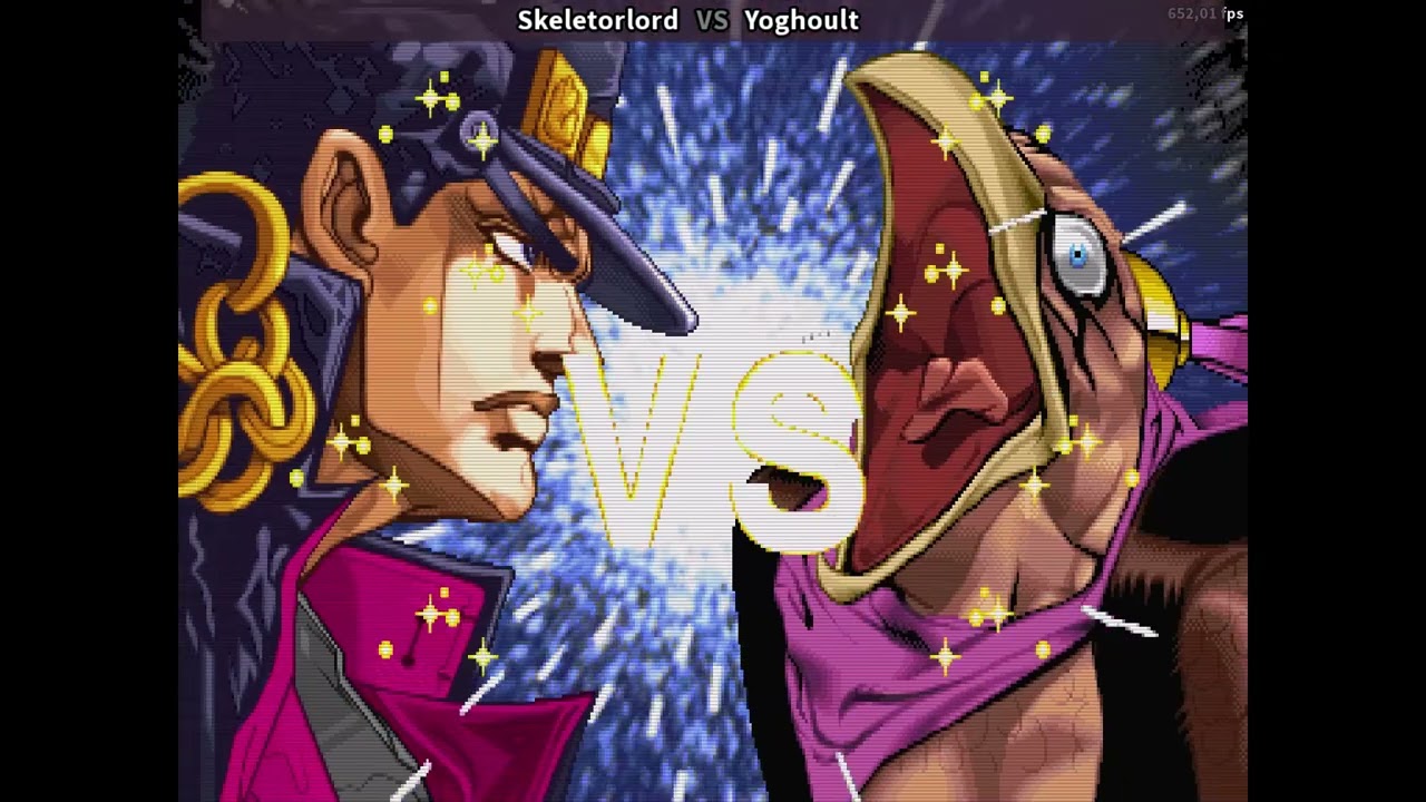 Epic Jotaro vs Pet Shop fight JoJo HFTF
