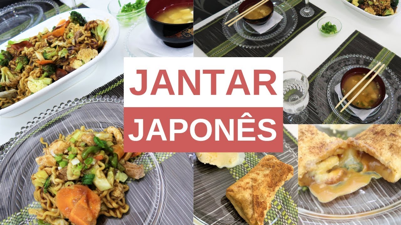 JANTAR COMPLETO JAPONÊS: Entrada, Prato Principal e sobremesa! | Natália Hollup