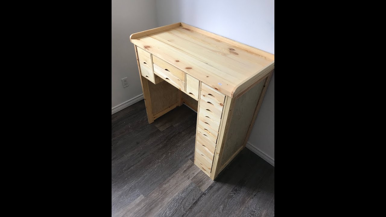 Building a Grobet Watchmaker's Desk