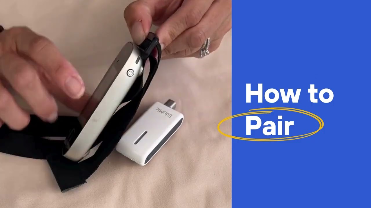 How to Pair Edumic to Phonak Roger Touchscreen