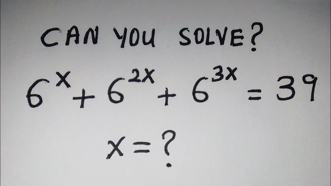 can you solve? | A Tricky Math Algebra Problem | Math Olympiad Question 