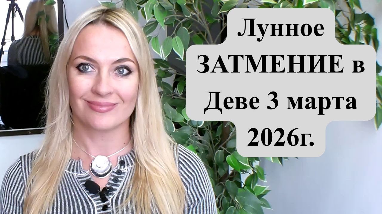 Лунное ЗАТМЕНИЕ в ДЕВЕ 3 марта 2026г. Для каждого Знака Зодиака...