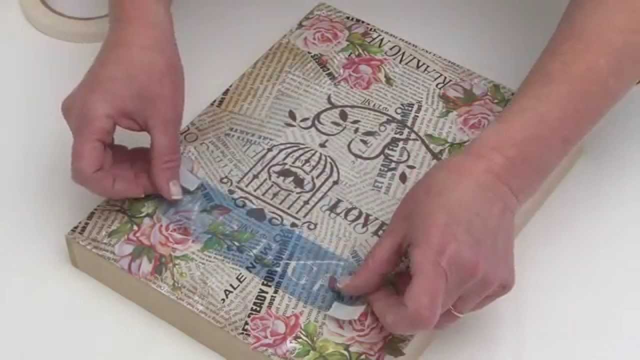 Como aplicar laminas de decoupage con adhesivo multiproposito y mod podge? Eq Arte
