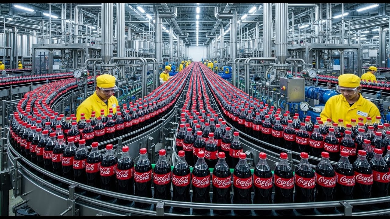 How Coca Cola Is Made Today Inside the Modern Factory & Billion Dollar Industry