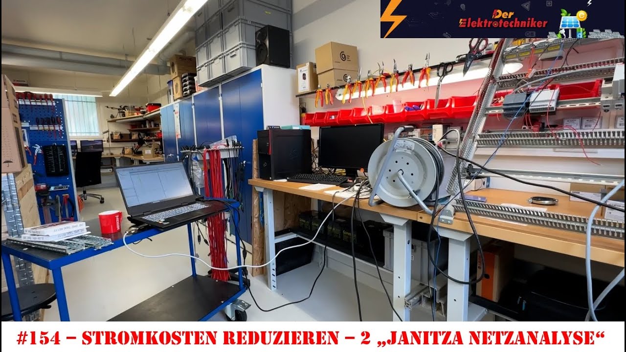#154 - Projekt Stromkosten Reduzieren - Teil 2 - Janitza Leistungsmessung