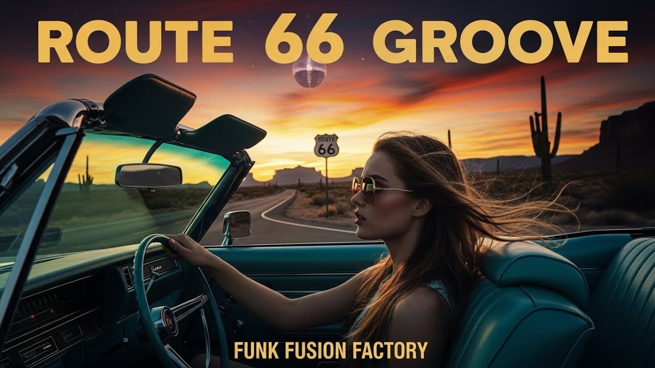 Route 66 Groove - Classic American Highway Disco Funk | Get Your Kicks [FUNK FUSION FACTORY]