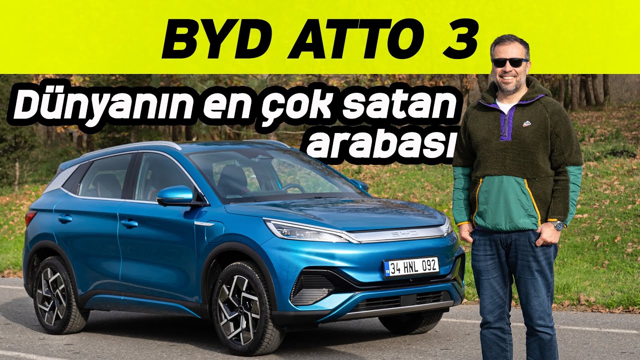 BYD Atto 3 Test Sürüşü 2024 | Dünyanın en çok satan elektrikli arabası