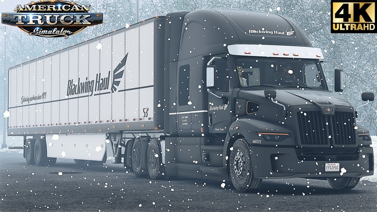 ATS | DLC LOUISIANA | Blackwing Haul | Western Star 57X | 4K #americantrucksimulator #t680