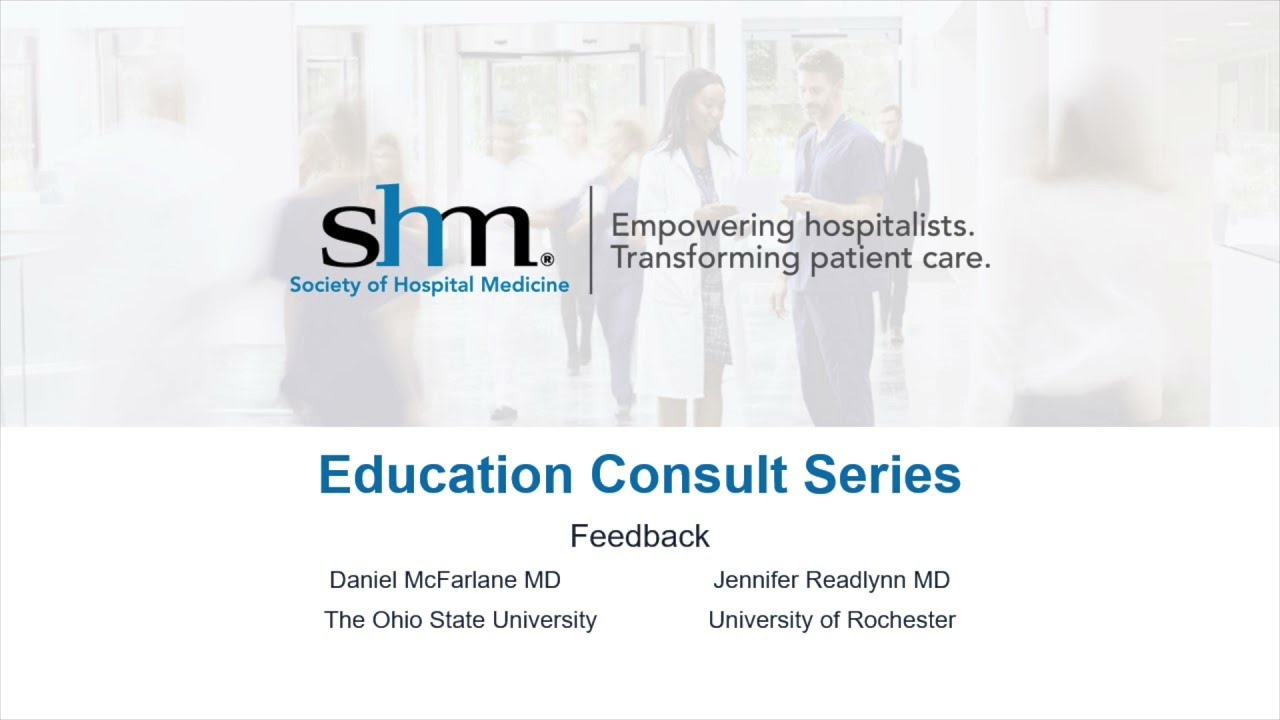 Education Consult Series | Feedback