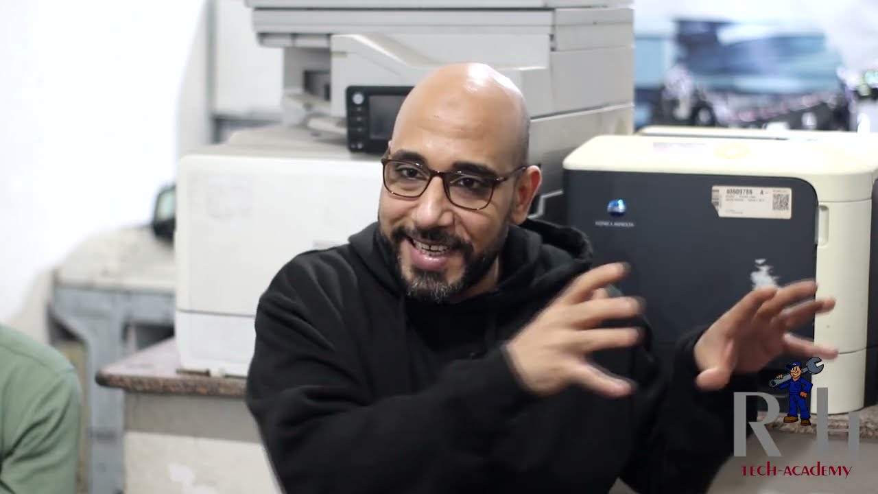 أتعلم صيانة الطابعات وماكينات تصوير المستندات صح ... م رامي حداد