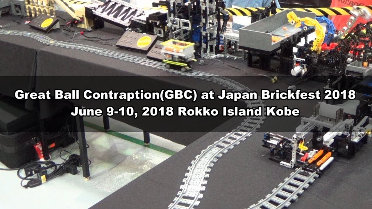 Great Ball Contraption(GBC) at Japan Brickfest 2018