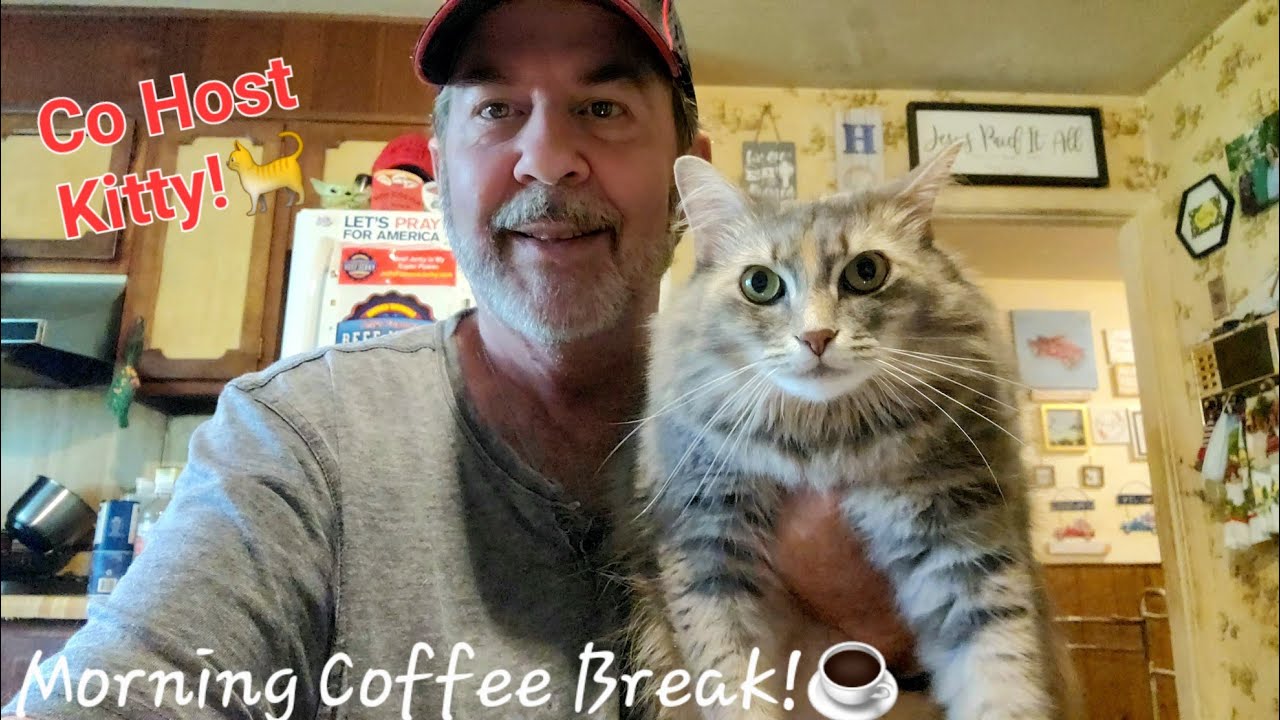 M☕️B! Friend Mail! 🤗 My co host today is Kitty! 🐈 Today's Tidbits! 🤔 What's for dinner? 🍗