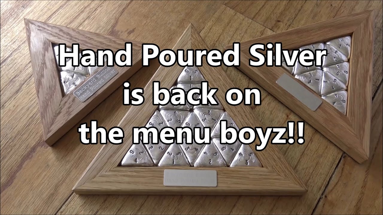 We have amazing news - Hand poured silver is back on the menu!