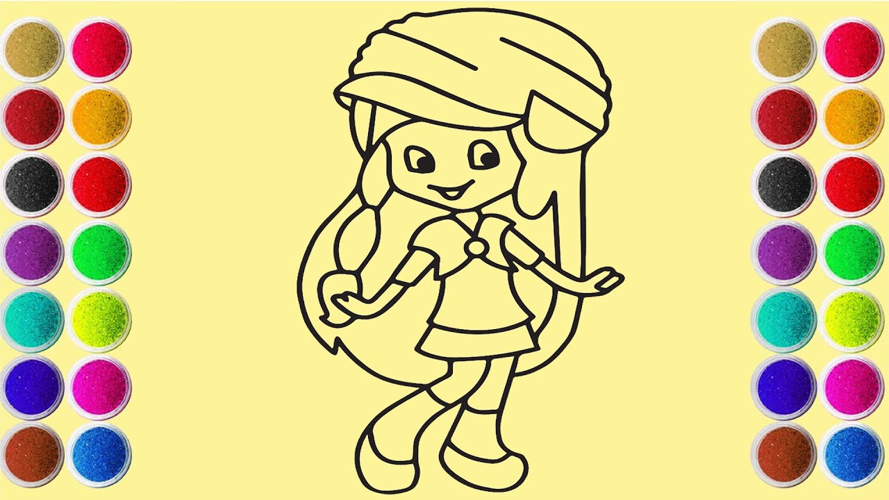 Sand Painting Princess | Animated Drawing, Painting