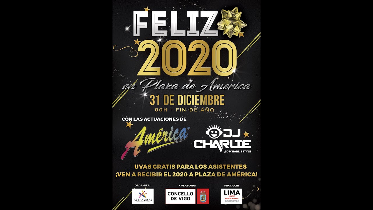 DJ Charlie @ Plaza América Vigo fin de año 2019 01-01-2020
