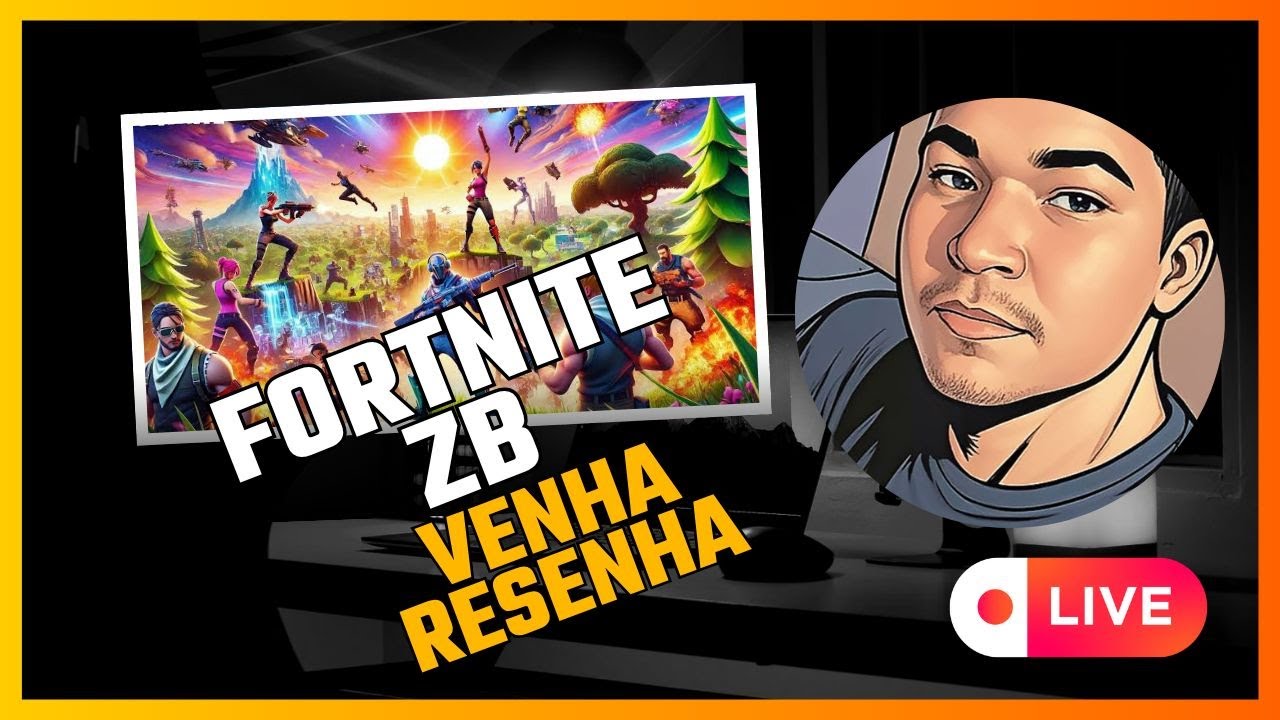 FORTNITE AO VIVO, VENHA BATER UM PAPO!