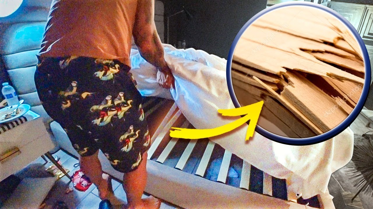 QUEBREI A CAMA DA CASA ALUGADA 😨 (a Bruna ficou put%)