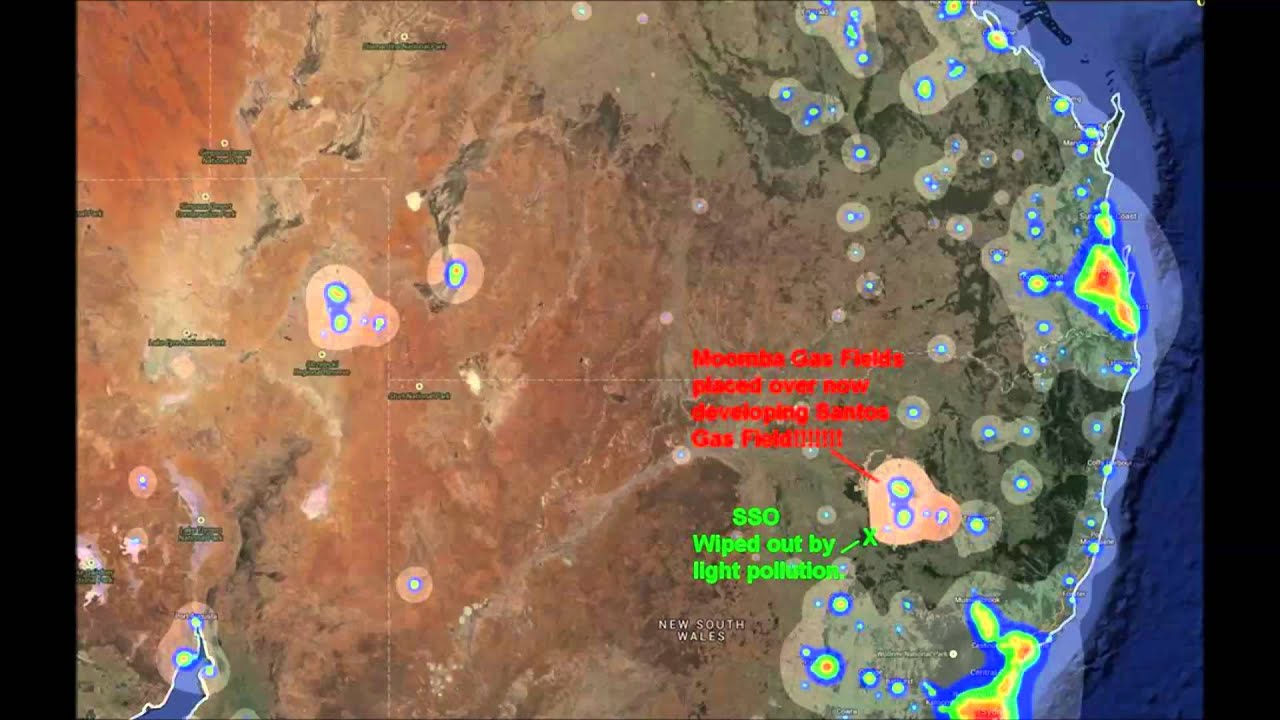 Light Pollution and Siding Springs Observatory