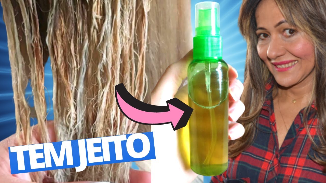COMO RECUPERAR CABELO ELÁSTICO, QUEBRANDO, EMBORRACHADO USANDO APENAS ISSO