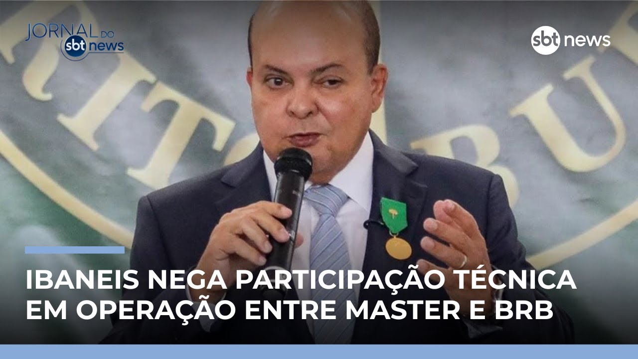 Caso Banco Master: Ibaneis Rocha se manifesta sobre opera&ccedil;&atilde;o com BRB | #JornaldoSBTNews