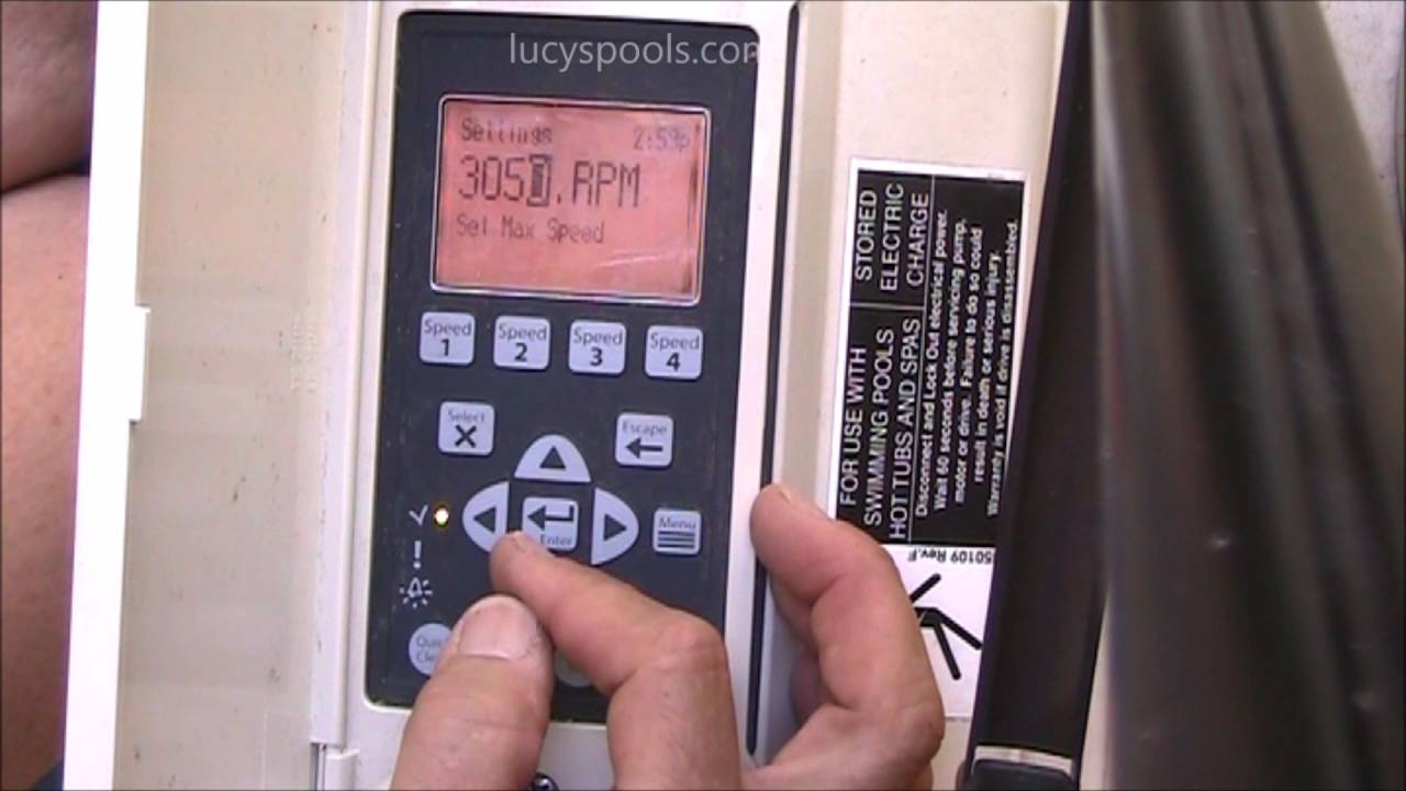 How To Program A Variable Speed Pump *UPDATE*