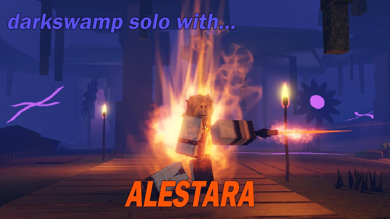 Alstigar Darkswamp solo with Alestara - Wave Defense: OVERDRIVE!