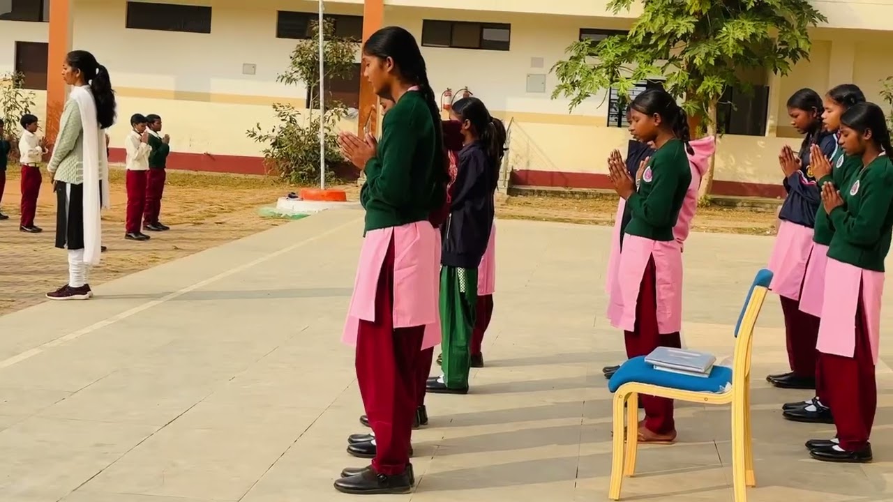 Morning assembly at Emrs | #emrs | #school #nests 