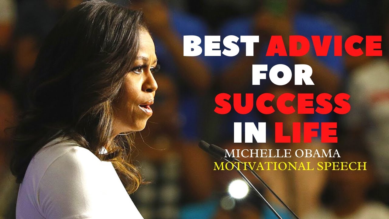 Michelle Obama Best Advice For Students | michelle obama motivational speech