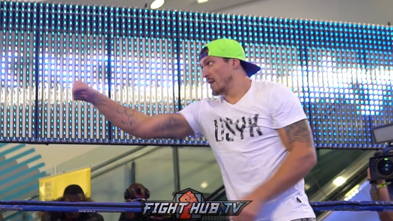 USYK TRANSFORMS TO USYK-CHENKO AS HE MIMICS LOMACHENKO TENNIS BALL TRAINING